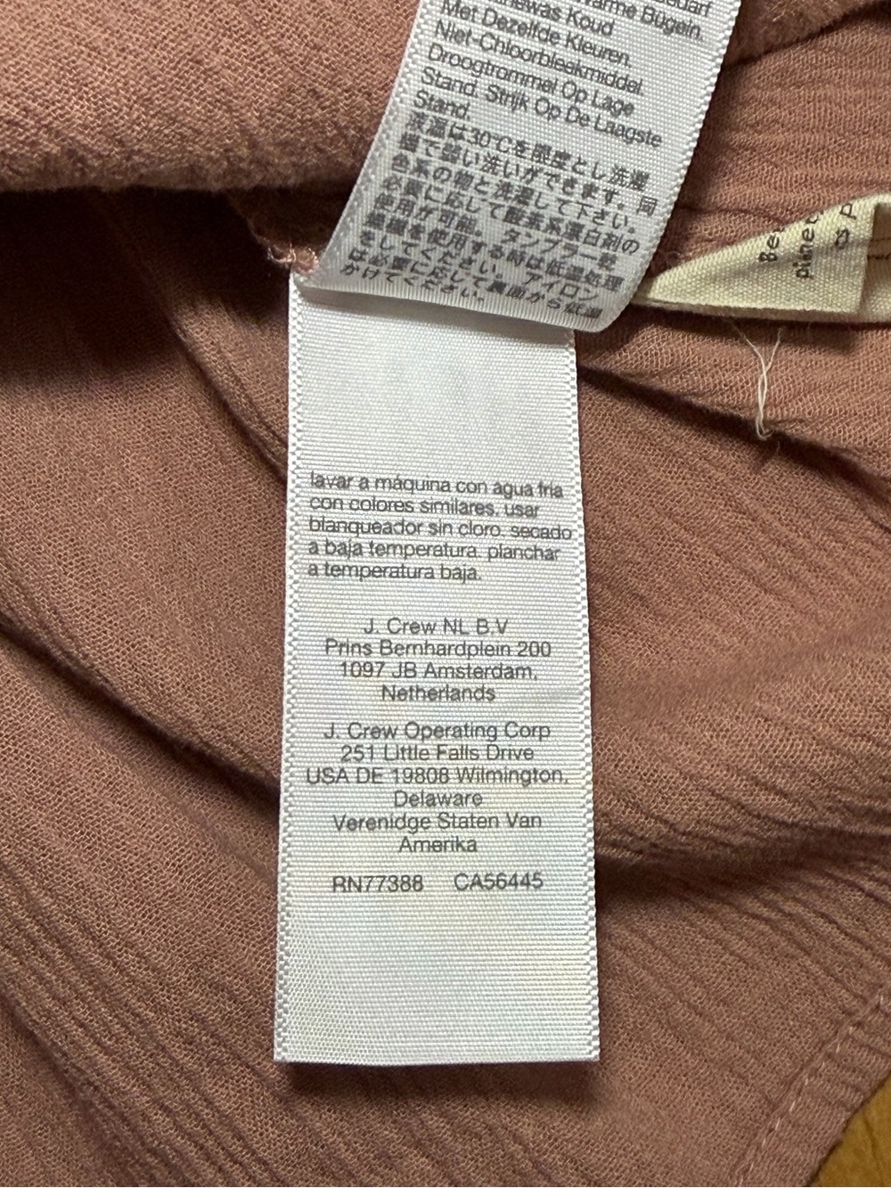 Madewell Babydoll Smocked Square Neck Puff Sleeve Peplum Top in Dusty Rose - Picture 9 of 15